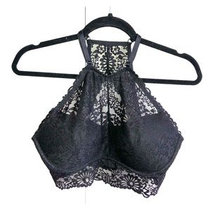 PINK High Neck Bralette - Large (D-DD)